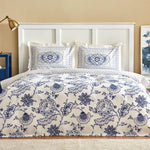 Ensemble Piqué Karaca Home Amar 100% coton, pour lit 2 personnes, blue