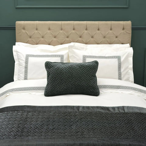 Parure de lit Karaca Home White Collection Sierra pour lit 2 personnes, en percale 