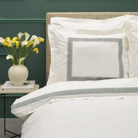 Parure de lit Karaca Home White Collection Sierra pour lit 2 personnes, en percale 