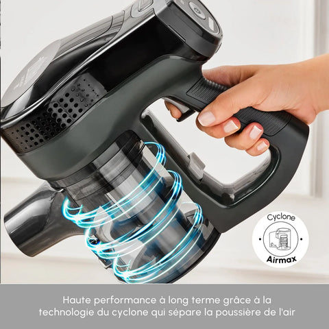Aspirateur vertical Karaca Vantuz Power Force, Rechargeable, noir