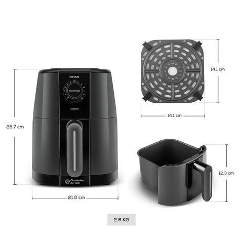 Airfryer Karaca Smart Cook, space grey