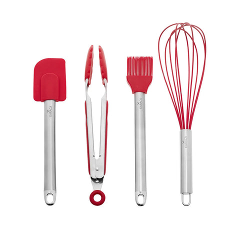 Ustensiles de service pour gâteaux Karaca Cake 10 pièces, rouge