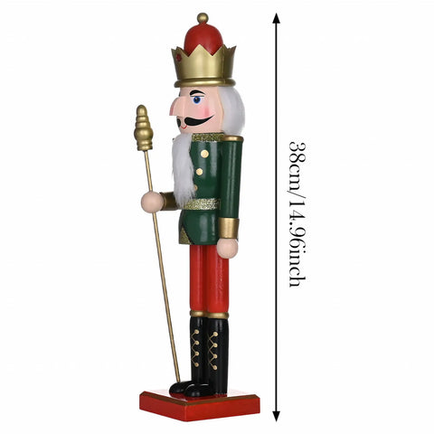 Casse-noisette Karaca Home Noël avec bâton de marche, 36 cm