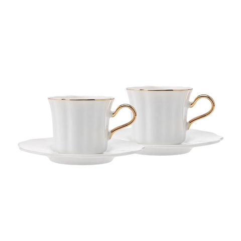 Coffret de tasses à thé Karaca Parka pour 2 personnes, 200 ml