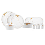 Service de table Karaca Streamline Quora pour 12 personnes, 59 pièces, New Generation Bone