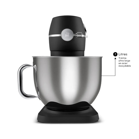 Robot multifonctions Karaca Multichef Artisan Affichage numérique, en fonte, 7 Litre, noir, 1800W