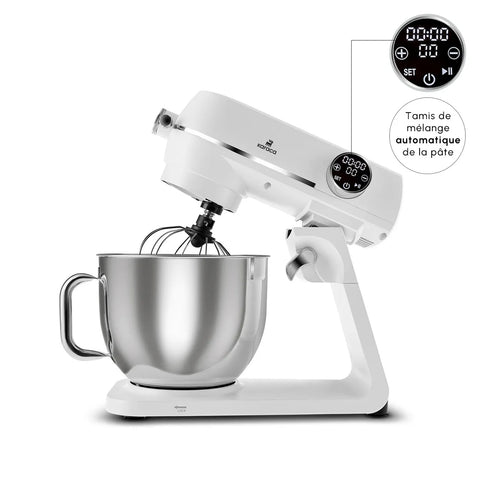 Robot multifonctions Karaca Multichef Artisan Affichage numérique, en fonte, 7 Litre, blanc, 1800W