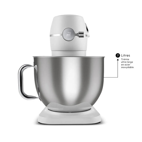 Robot multifonctions Karaca Multichef Artisan Affichage numérique, en fonte, 7 Litre, blanc, 1800W