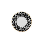 Assiette à thé Karaca Loop 12 cm, noir, porcelaine