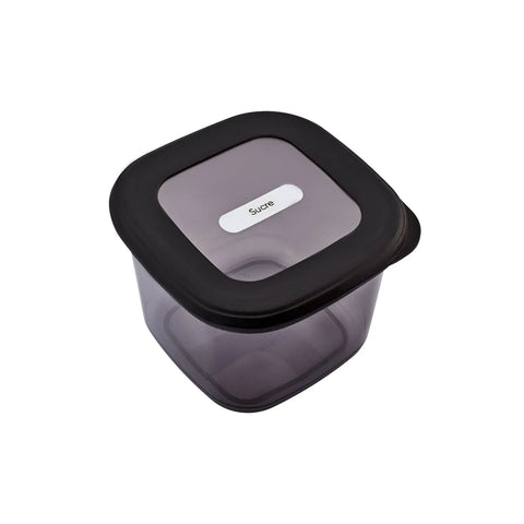 Set à épices Karaca Forbs avec cuillère 6 pièces, noir, les stickers sont en français