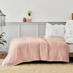 Nish Set Karaca Home Levin pour lit double, couleur saumon