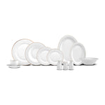 Service de table Karaca Lord pour 12 personnes, 74 pièces, New Generation Bone