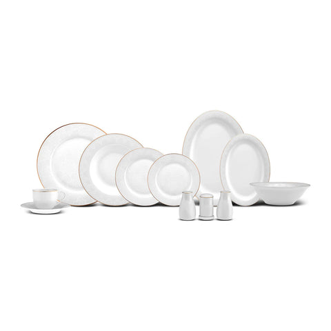 Service de table Karaca Lord pour 12 personnes, 74 pièces, New Generation Bone​