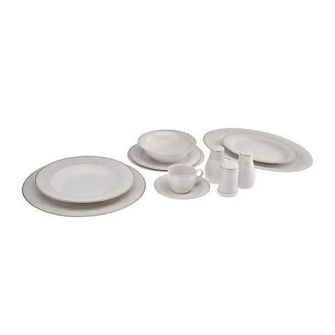 Service de table Karaca Lord pour 12 personnes, 74 pièces, New Generation Bone​