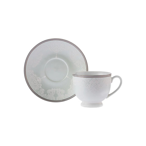 Coffret de tasses à thé Karaca Vera pour 4 personnes, 180 ml