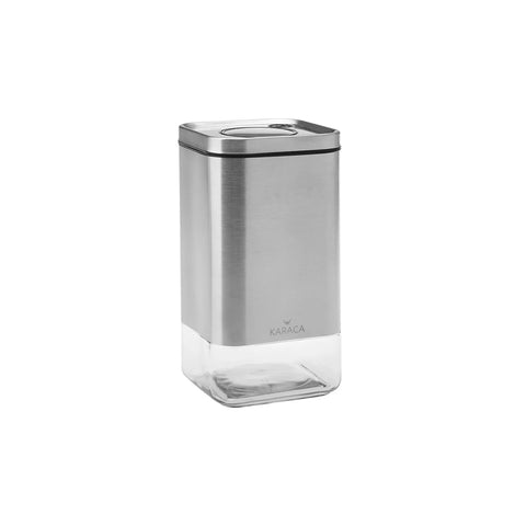 Boîte de rangement Karaca Avangart Inox, sous vide, verre, M