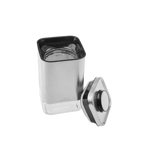 Boîte de rangement Karaca Avangart Inox, sous vide, verre, M