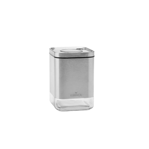 Boîte de rangement Karaca Avangart Inox, sous vide, verre, S