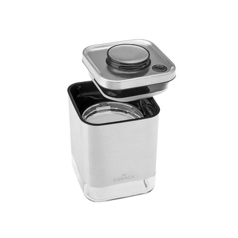 Boîte de rangement Karaca Avangart Inox, sous vide, verre, S