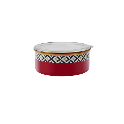 Boîte de rangement Karaca Game Stocker/Chauffer, émaillée, 3 pièces 