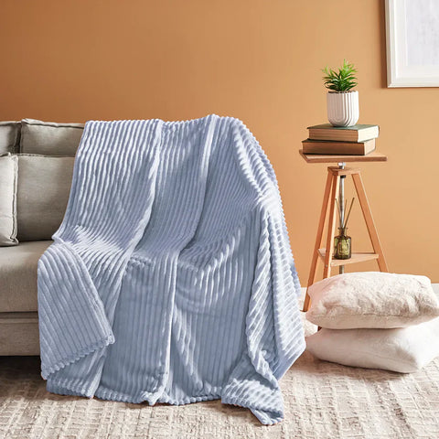 Karaca Ruby Stripe, Couverture TV Wellsoft, Bleu