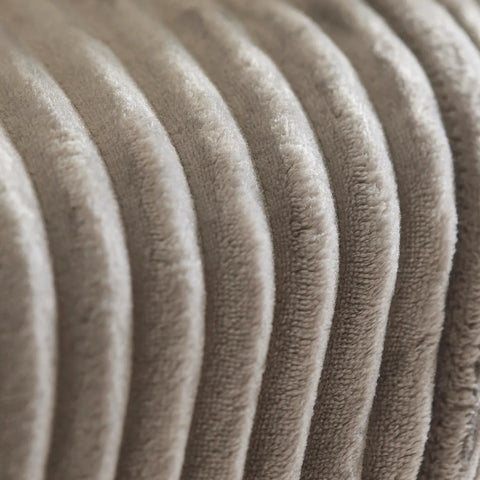 Couverture Karaca Ruby Stripe Wellsoft single, gris