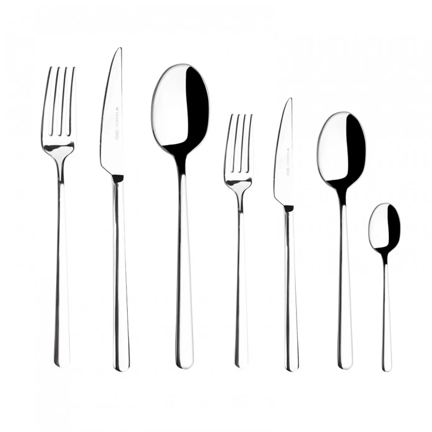 Ensemble de couverts Karaca Boreas pour 12 personnes, 84 pièces