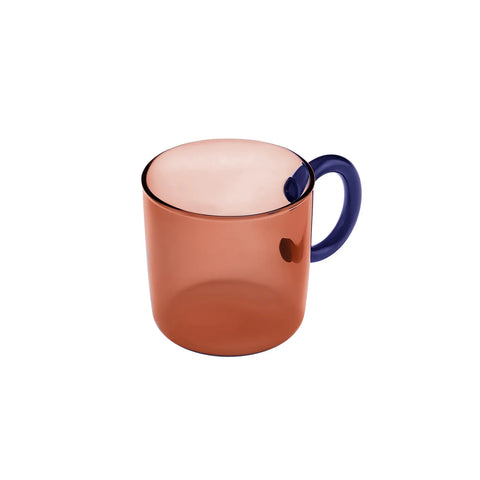Mug Karaca Boli bleu poignée, borosilicate, 340 ml