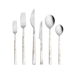 Ensemble de couverts Karaca Leda pour 6 personnes, 36 pièces, blanc