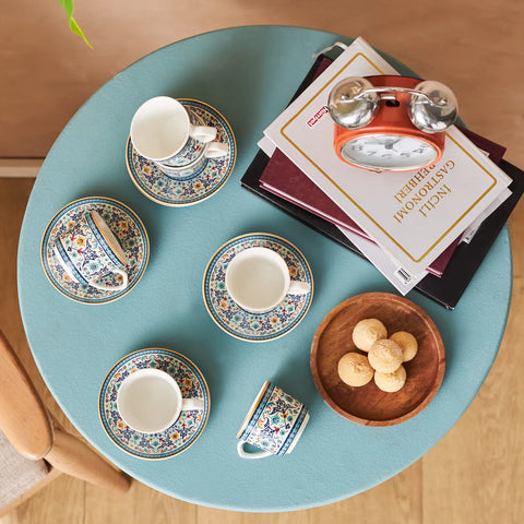 Set de tasses à café Karaca Beylerbeyi pour 6 personnes, 80 ml