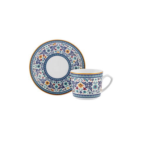 Set de tasses à café Karaca Beylerbeyi pour 6 personnes, 80 ml