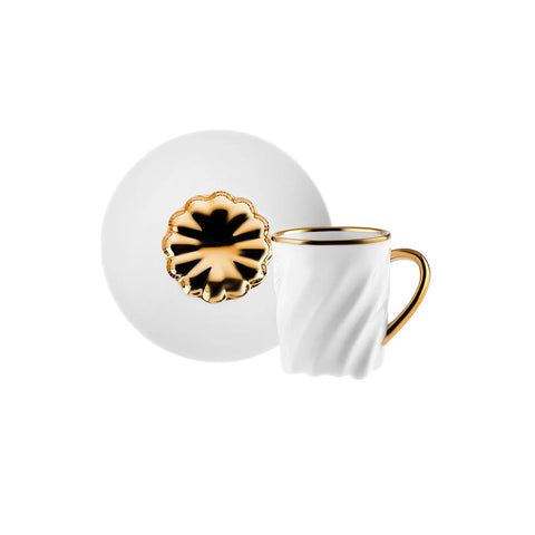 KARACA SET 6 KİŞİLİK 80 ML KAHVE FİNCANI
