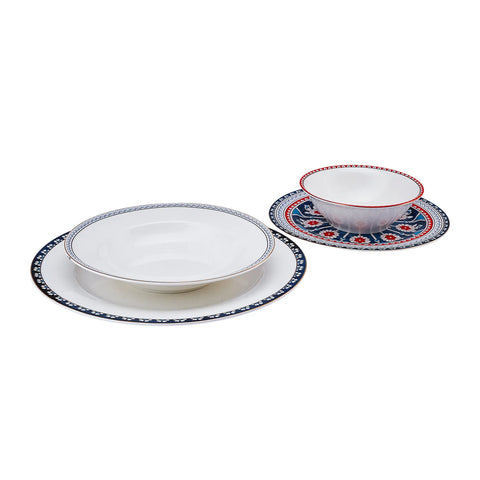 Service de table Karaca Antiquité pour 6 personnes, 24 pièces, New Generation Bone