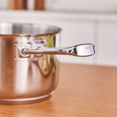 Casserole à lait Karaca Grace avec la base d’induction, acier, 1.6 Lt