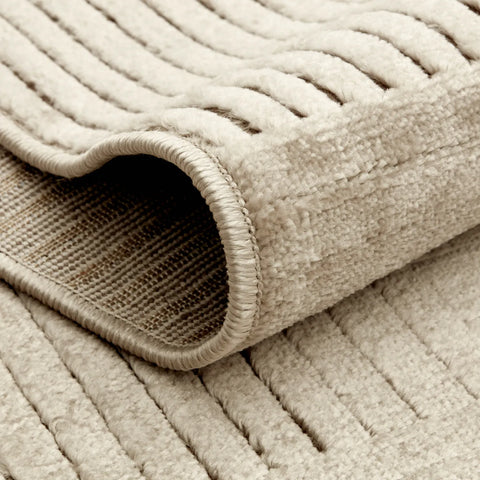 Tapis Kaşmir Halı 7/24 Scandinave Elin beige, 200x290 cm