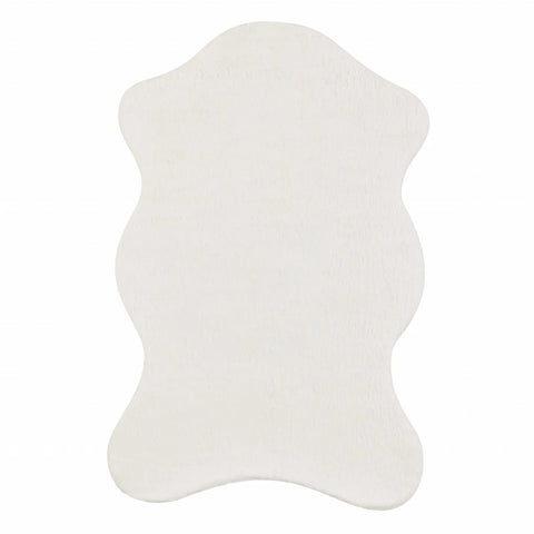 Tapis Kaşmir Halı 7/24 Cosy Premium blanc, 100x150 cm
