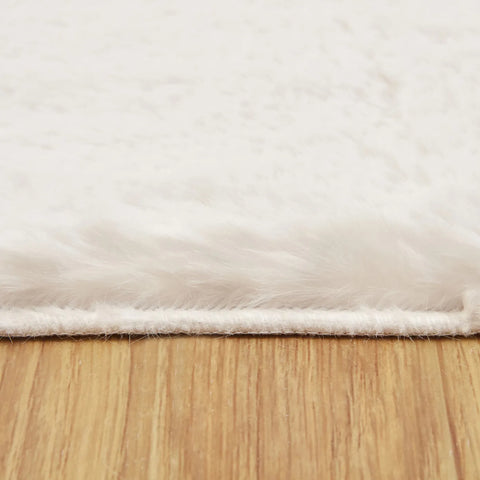 Tapis Kaşmir Halı 7/24 Cosy Premium blanc, 120x120 cm