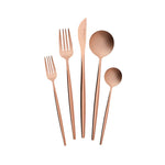 Ensemble de couverts Karaca Orion pour 6 personnes, 30 pièces, rosegold