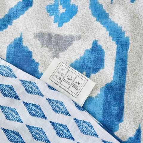 Parure de lit Karaca Home Neos single, 100% coton, bleu 