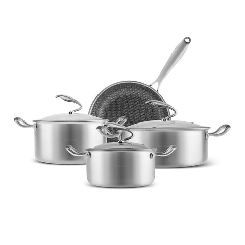 Batterie de cuisine Karaca 5Ply PowerSteel 316+, 7 pièces