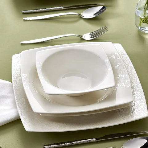 Service de table Karaca New Flava pour 6 personnes, 24 pièces, porcelaine