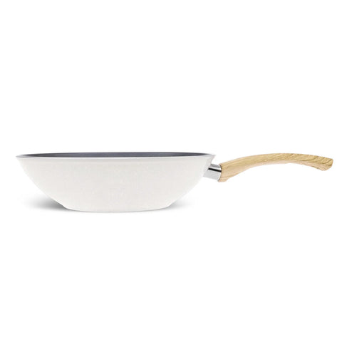 Wok Karaca X Refika Birgül Swiss Crystal, 28 cm, crème