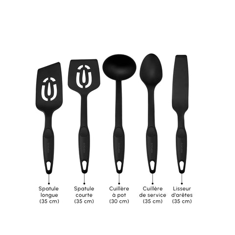 Ensemble d'ustensiles de cuisine Karaca Maestro, 5 pièces 
