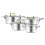 Batterie de cuisine Karaca Arya 8 pièces, acier, vert