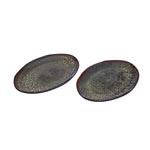 Set d'assiettes de service Karaca Galactic Reactive Glaze, 2 pièces, grand