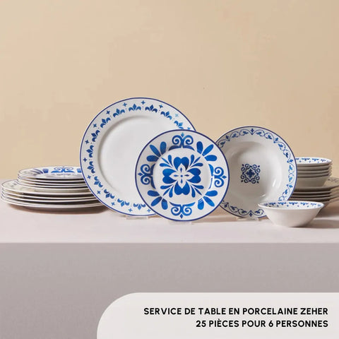  Service de table Karaca Zeher pour 6 personnes, 24 pièces 