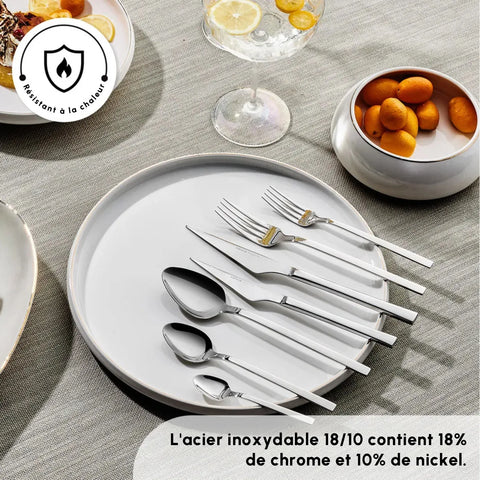 Ensemble de couverts Karaca Sedir Elegance pour 12 personnes, 84 pièces