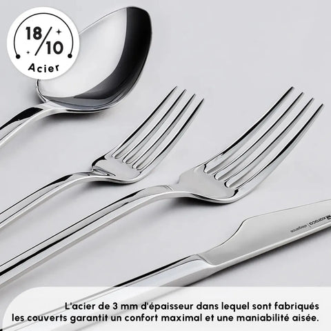 Ensemble de couverts Karaca Sedir Elegance pour 12 personnes, 84 pièces