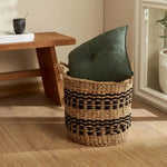 Panier Karaca Soho Herbe de mer & Jute, 35x35 cm