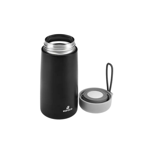Thermos Karaca Remus en acier inoxydable, 270 ml, noir
